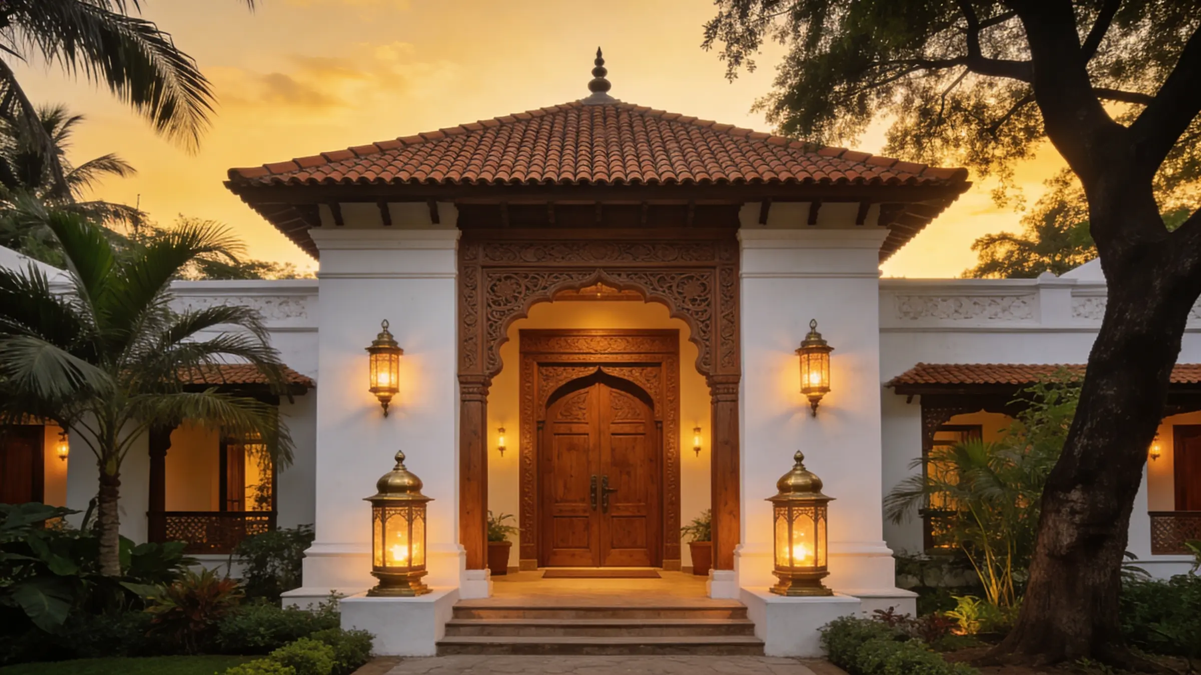 East Coast Farm Retreat at twilight